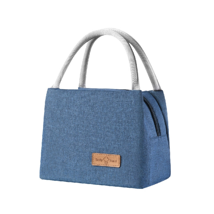 Lunch Lunar Bag Aluminum Film Thickening Large Capacity Portable Lunch Box, Size: Small(Navy) by bashfashion