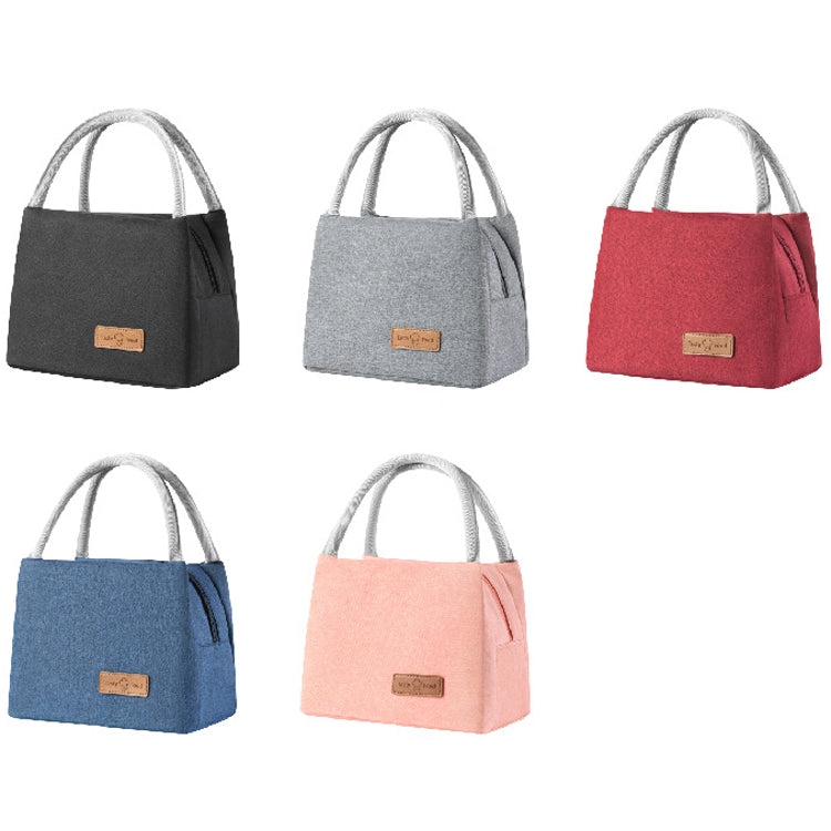 Lunch Lunar Bag Aluminum Film Thickening Large Capacity Portable Lunch Box, Size: Small(Grey) by bashfashion