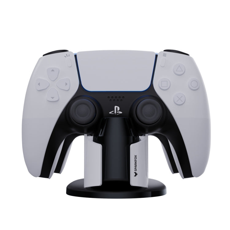 SPARKFOX W20P508 Dual Charger With Contacts Wireless Handle Charger For PS5, Style: Charger+Data Cable+Charging Plug by bashfashion