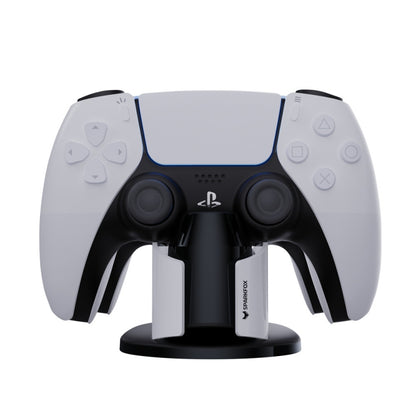 SPARKFOX W20P508 Dual Charger With Contacts Wireless Handle Charger For PS5, Style: Charger+Data Cable+Charging Plug by bashfashion