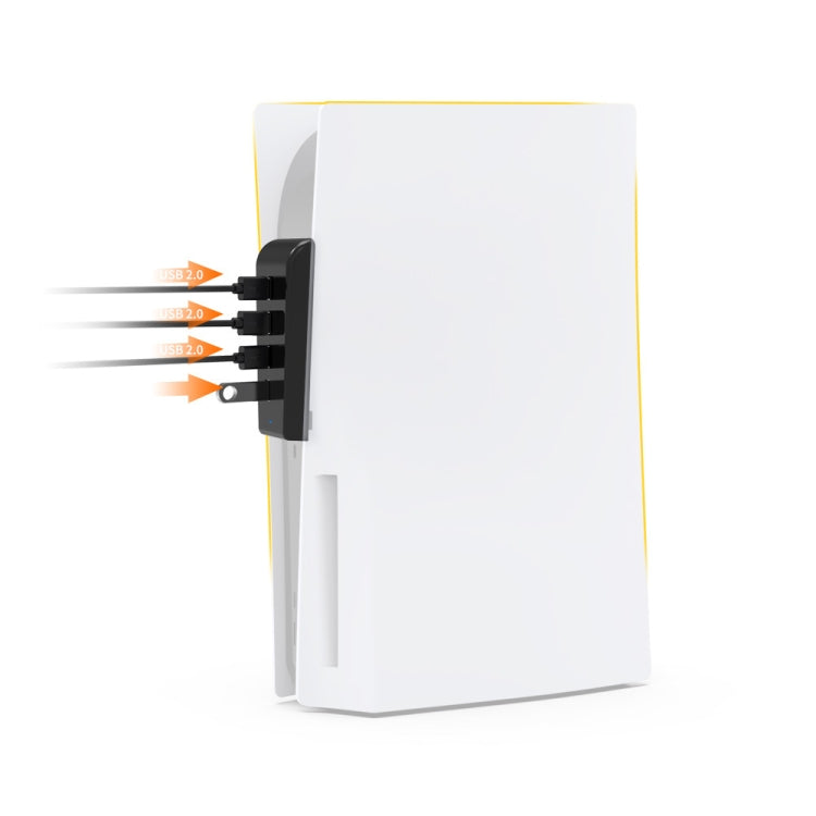 DOBE TP5-0576 USB HUB High Speed Transmission Extension HUB Converter For PS5(Black) by DOBE