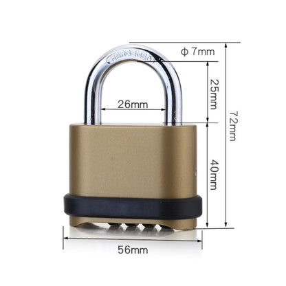 4-Digit Password Padlock For Warehouse Gate by bashfashion