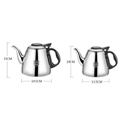 304 Stainless Steel Kettle Small Teapot, Specification:1.2L by bashfashion