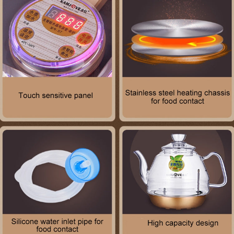 KAMJOVE B7 Full Intelligent Automatic Water Heating Electric Kettle Electric Tea Stove, Specification:CN Plug by KAMJOVE