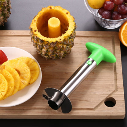 Stainless Steel Pineapple Peeler Slicers Fruit Cutter Kitchen Tools(Yellow handle) by bashfashion