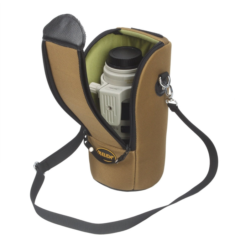 DULUDA 302 Breathable Waterproof And Shockproof Telephoto Camera Lens Bag(Khaki) by DULUDA