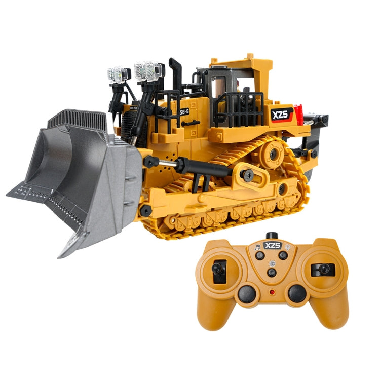 2.4G Remote Control Nine-Channel Crawler Heavy Bulldozer Children Remote Control Toy Alloy Excavator, Proportion: 1:24(1031 Alloy Version) by bashfashion