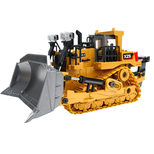 2.4G Remote Control Nine-Channel Crawler Heavy Bulldozer Children Remote Control Toy Alloy Excavator, Proportion: 1:24(1031 Alloy Version) by bashfashion