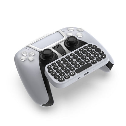 DOBE TP5-0556 Bluetooth Keyboard Wireless Gamepad With Headphone Jack For PS5(White) by DOBE