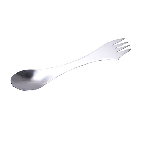 Stainless Steel Western Tableware Creative 3 In 1 Spoon Forked Tableware by bashfashion