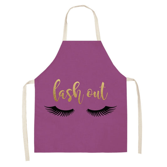 2 PCS Kitchen Linen Heart-Shaped Letters Fashion Sleeveless Apron, Specification: 45x56 cm(MeI6040) by bashfashion