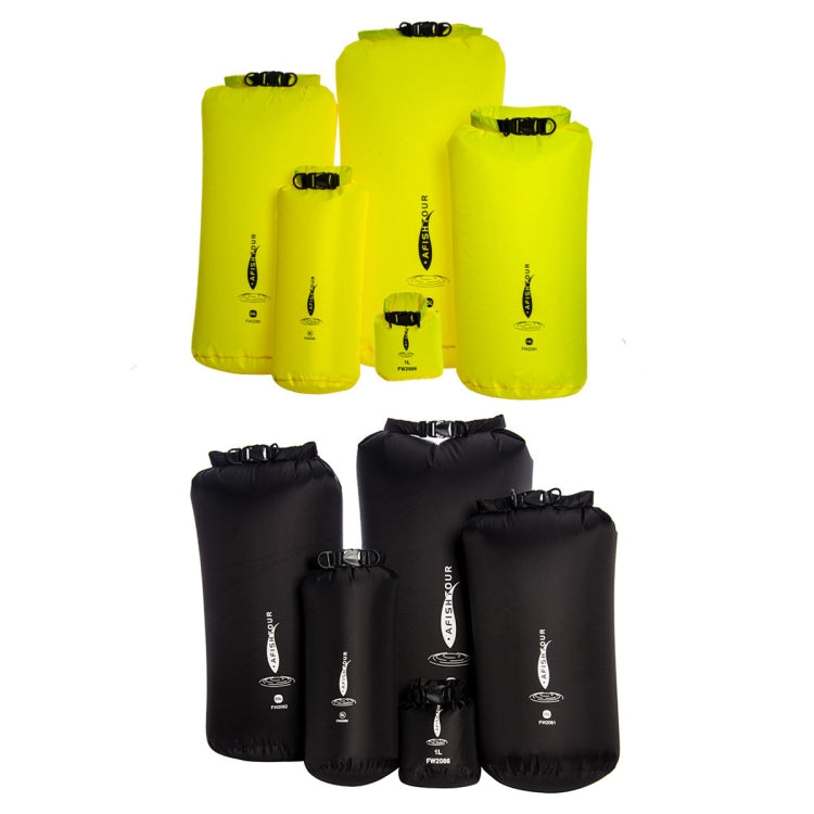 AFISHTOUR Outdoor Bunch Storage Bag Multi-Function Light Thin Waterproof Storage Bag, Size: 5L(Yellow) by bashfashion