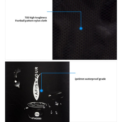 AFISHTOUR Outdoor Bunch Storage Bag Multi-Function Light Thin Waterproof Storage Bag, Size: 10L(Yellow) by bashfashion