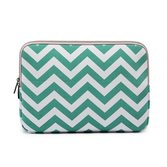 LiSEN LS-525 Wavy Pattern Notebook Liner Bag, Size: 10 inches(Light Green) by LiSEN