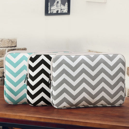 LiSEN LS-525 Wavy Pattern Notebook Liner Bag, Size: 12 inches(Black) by LiSEN