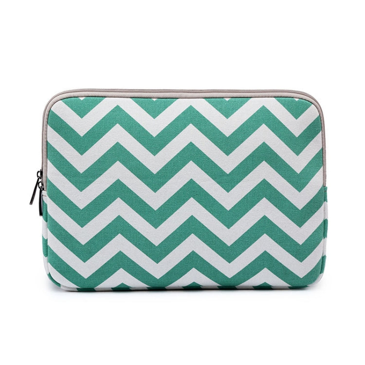 LiSEN LS-525 Wavy Pattern Notebook Liner Bag, Size: 15 inches(Light Green) by LiSEN