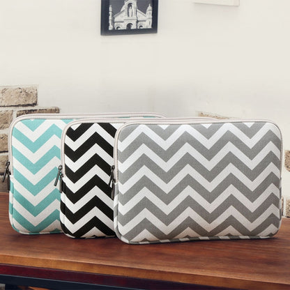 LiSEN LS-525 Wavy Pattern Notebook Liner Bag, Size: 15 inches(Light Green) by LiSEN