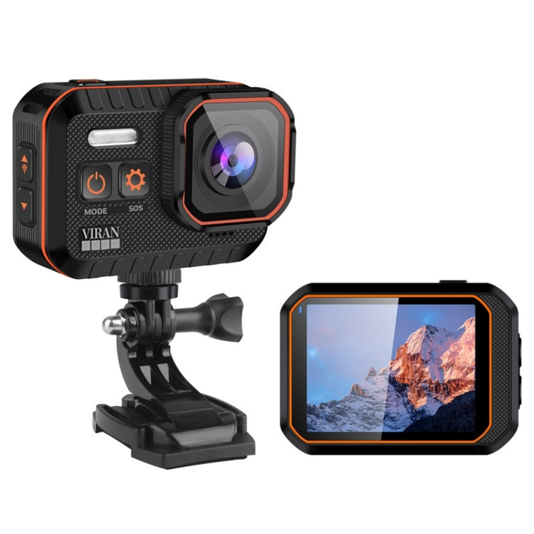 SC002-12 4K Outdoor Sports Camera WiFi Diving Waterproof Mini Camera(Black) by bashfashion