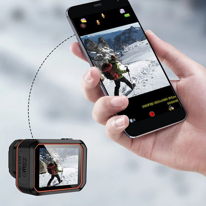SC002-12 4K Outdoor Sports Camera WiFi Diving Waterproof Mini Camera(Black) by bashfashion