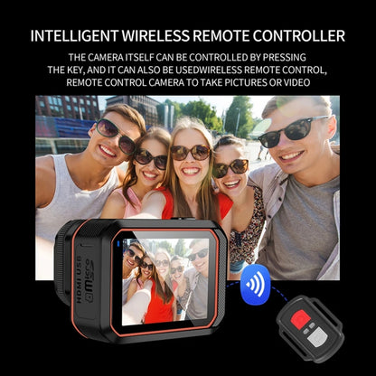 SC002-12 4K Outdoor Sports Camera WiFi Diving Waterproof Mini Camera(Black) by bashfashion
