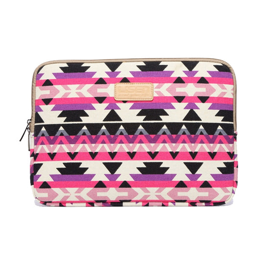 LiSEN LS-518 Lingge Pattern Laptop Computer Liner Bags, Size: 14 inch(Rose Red Pattern Geometry) by LiSEN