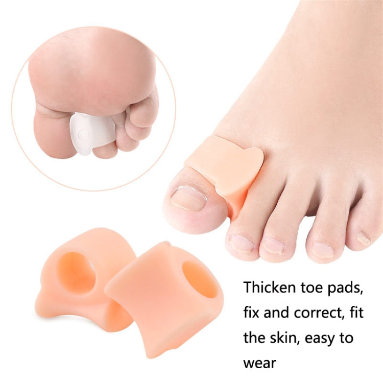 10 Pairs Great Toe Orthosis Separator Soft and Comfortable Toe Care Cover, Size: S(White) by bashfashion