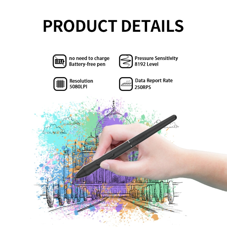 VEIKK VK1060 Hand-Painted Tablet Electronic Painting Board Can Be Connected To Mobile Phone by VEIKK