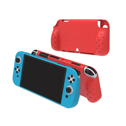 DOBE TNS-1135 Game Console Integrated All-Inclusive Soft Slip Protective Case For Nintendo Switch OLED(Red) by DOBE