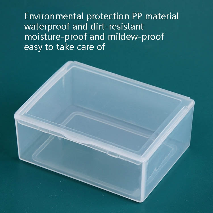 30 PCS Rectangular Transparent Plastic Box PP Universal Box Parts Hardware Tool Storage Box by bashfashion