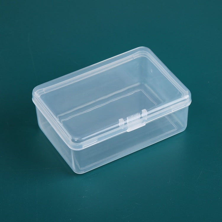 20 PCS Rectangular Plastic Box Transparent Parts PP Storage Box With Cover by bashfashion