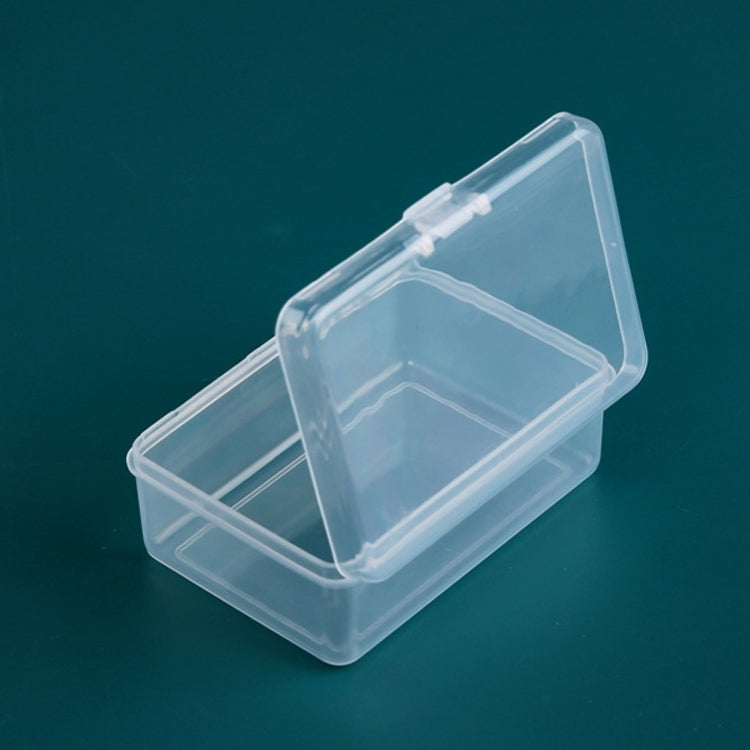 20 PCS Rectangular Plastic Box Transparent Parts PP Storage Box With Cover by bashfashion