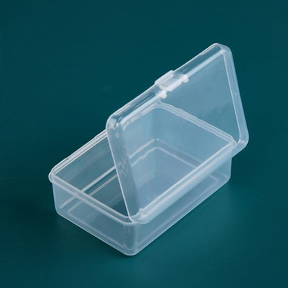 20 PCS Rectangular Plastic Box Transparent Parts PP Storage Box With Cover by bashfashion