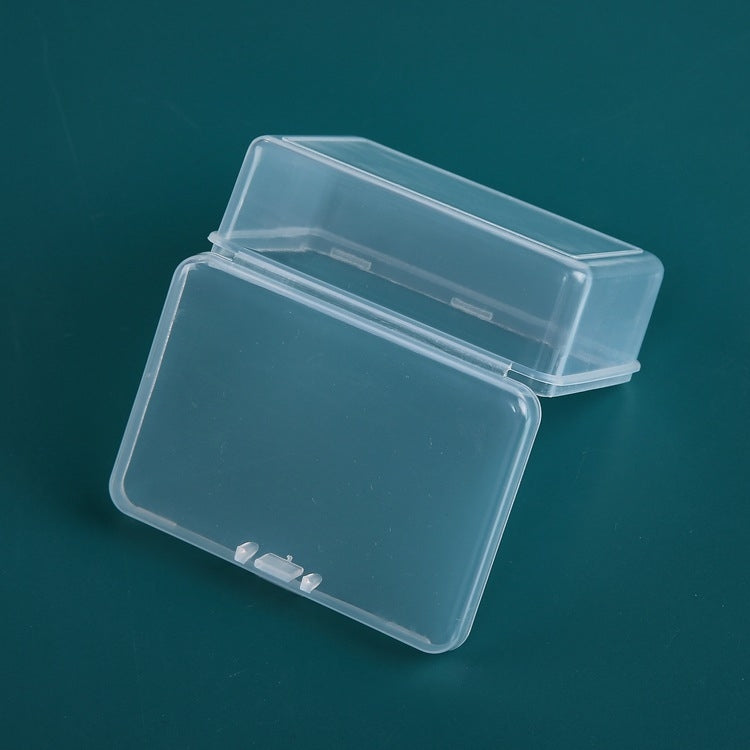 20 PCS Rectangular Plastic Box Transparent Parts PP Storage Box With Cover by bashfashion