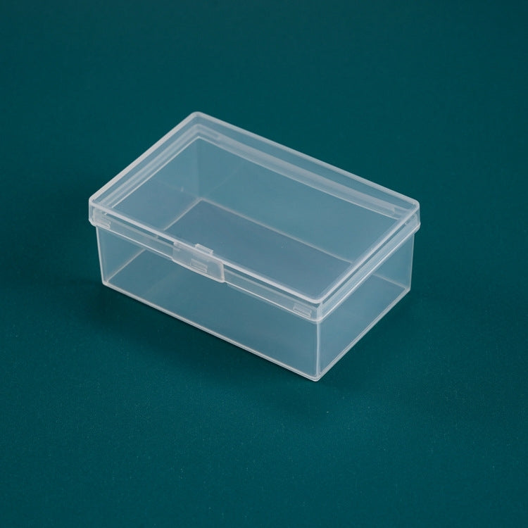 20 PCS Rectangular Transparent Storage Box Plastic Universal Packaging Box With Cover Parts Accessories Storage Box by bashfashion