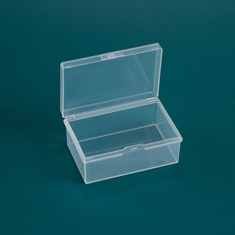 20 PCS Rectangular Transparent Storage Box Plastic Universal Packaging Box With Cover Parts Accessories Storage Box by bashfashion
