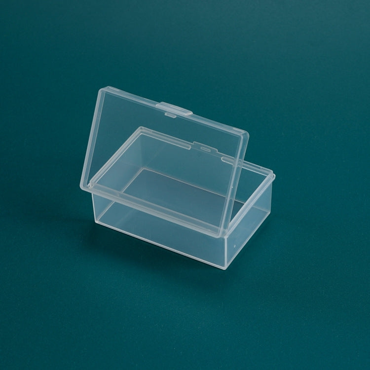 20 PCS Rectangular Transparent Storage Box Plastic Universal Packaging Box With Cover Parts Accessories Storage Box by bashfashion