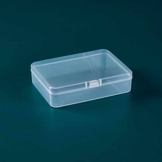 10 PCS Rectangular PP Plastic Box Transparent Packaging Box With Cover Plastic Parts Hardware Tool Storage Box by bashfashion