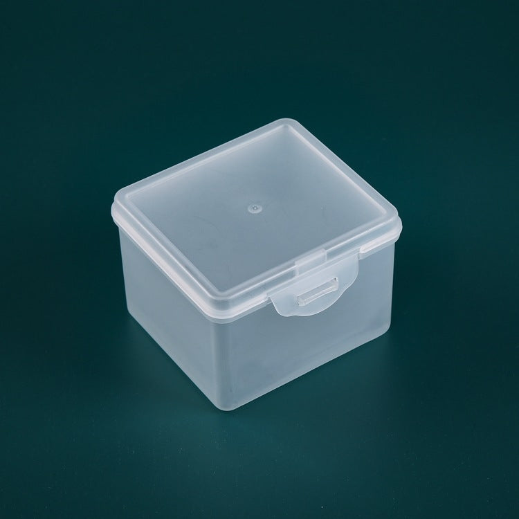 10 PCS PP Matte Material Plastic Box With Cover Parts Tool Storage Box Square Product Box by bashfashion