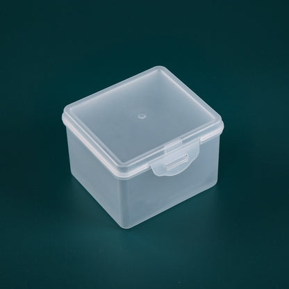 10 PCS PP Matte Material Plastic Box With Cover Parts Tool Storage Box Square Product Box by bashfashion