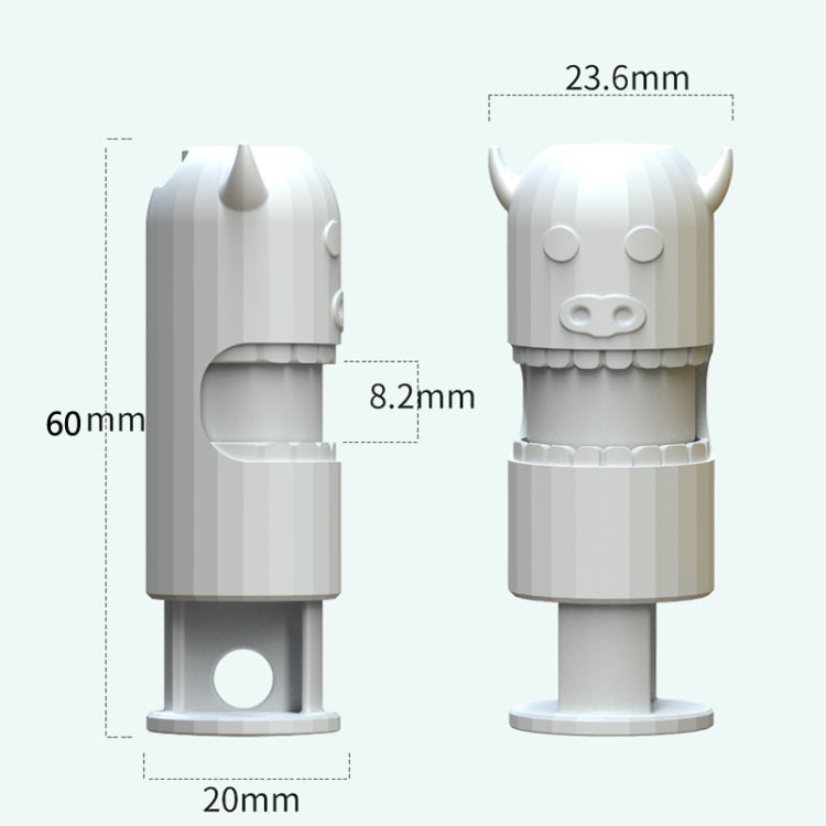 10 PCS H011 Food Preservation And Moisture-Proof Sealing Elastic Clip Snack Food Sealing Clip(White) by bashfashion