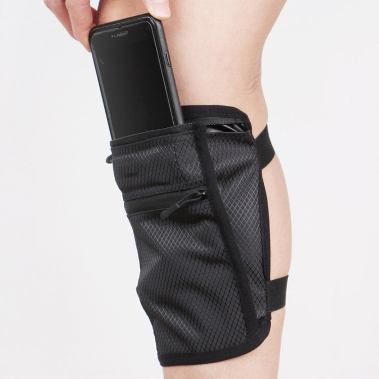 189 Sports Leg Bag Mini Mobile Phone Feet Bag(Grey) by bashfashion
