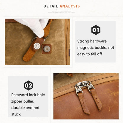 K805 Waterproof Batik Canvas Camera Backpack Outdoor Liner Shoulder Photography Bag(Blue) by bashfashion