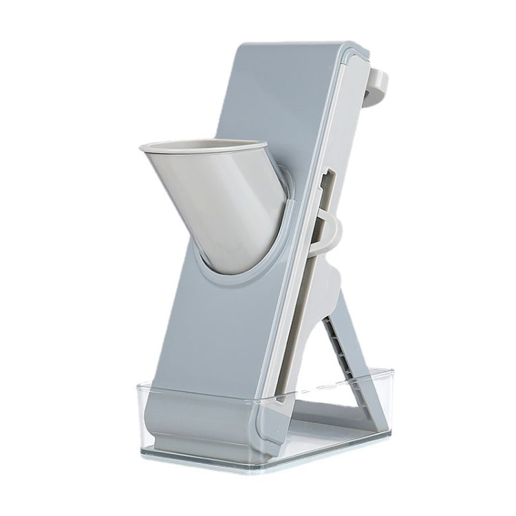 Hand Cutting Cutter Kitchen Lever Slicer Pressing Grater(Simple Gray) by bashfashion