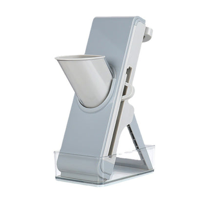 Hand Cutting Cutter Kitchen Lever Slicer Pressing Grater(Simple Gray) by bashfashion