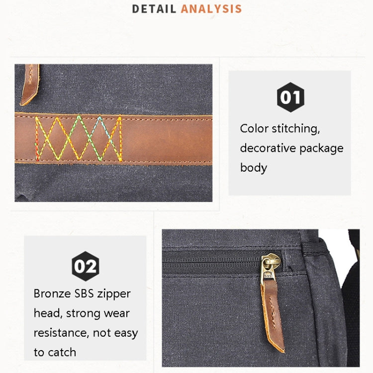 3037 SLR Camera Bag Shoulder Waterproof Messenger Camera Bag(Green) by bashfashion