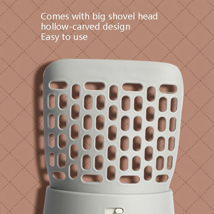 All-In-One Cat Litter Scoop Pet Toilet Picker Removable Portable Plastic Scoop(Gray White) by bashfashion