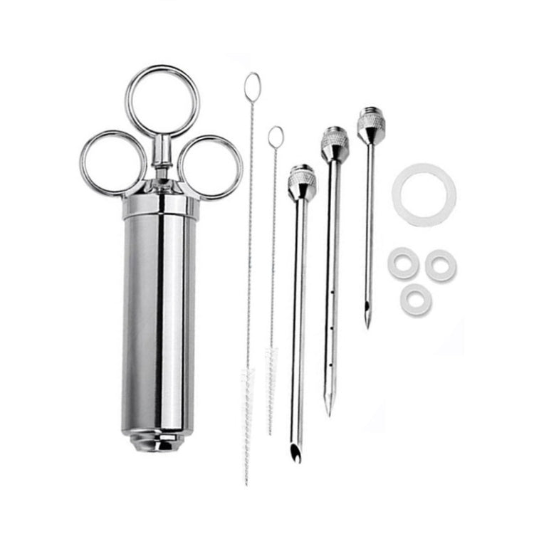 10 in 1 Stainless Steel Seasoning Turkey Syringe Kitchen Seasoning Syringe by bashfashion
