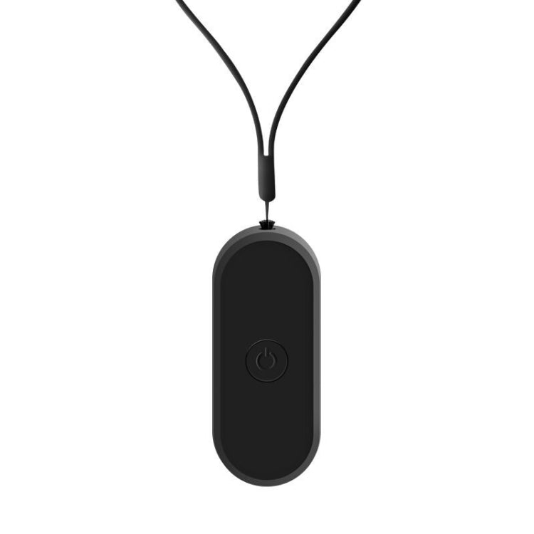 EP206 Hanging Neck Negative Ion Necklace Air Purifier(Black) by bashfashion