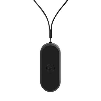 EP206 Hanging Neck Negative Ion Necklace Air Purifier(Black) by bashfashion
