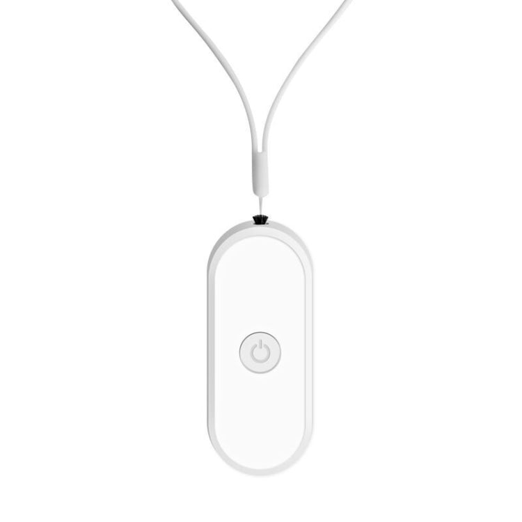 EP206 Hanging Neck Negative Ion Necklace Air Purifier(White) by bashfashion